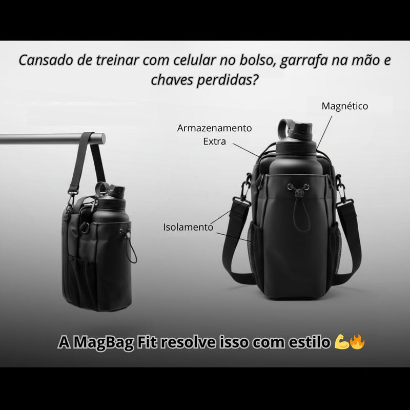 Chega de bagunça na academia! A nova MagBag Fit mantém tudo no lugar.